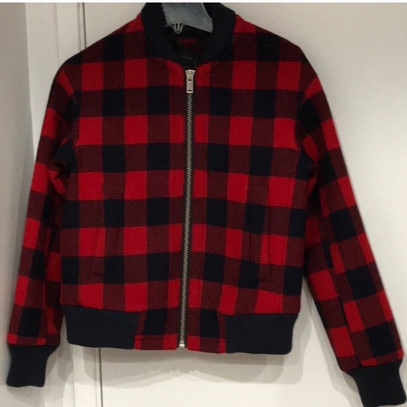 NWT J.crew buffalo check bomber jacket - Picture 5 of 7